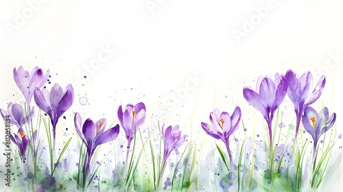 Elegant Early Spring Crocus...