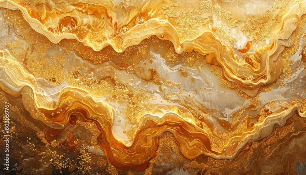 Obraz premium The golden grain of the art moderns. Seamless design. Hand-painted modern illustrations. Oil on canvas. Brush the paint. Modern art. Print, wallpaper, posters, cards, murals, carpet, and so on.