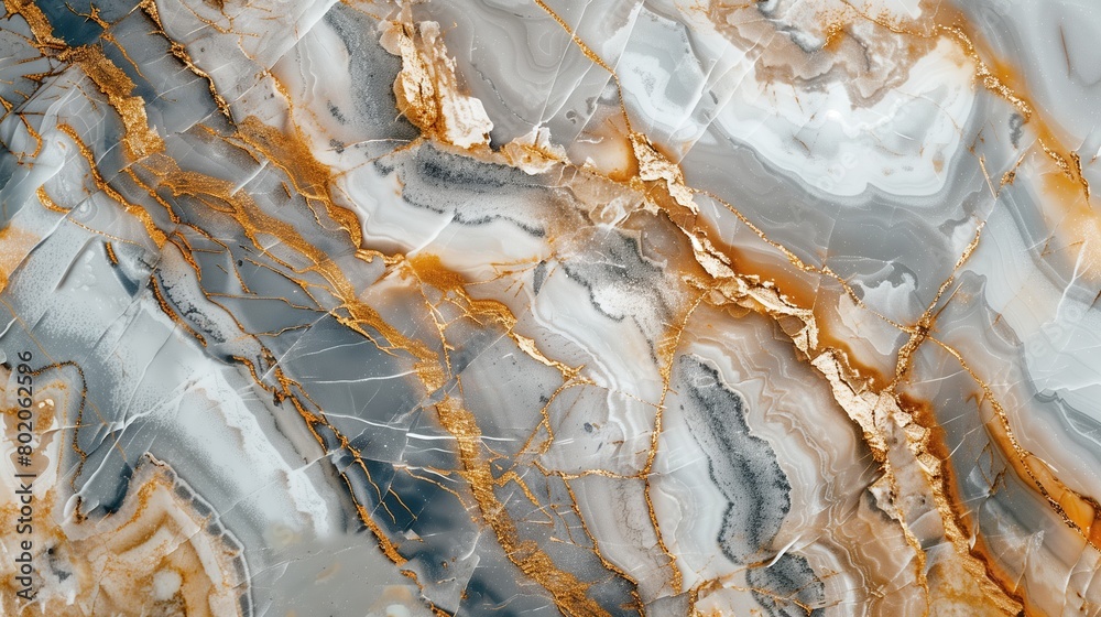 A large piece of marble with a gold and white pattern. The marble is textured and has a unique, almost artistic appearance. Background for text