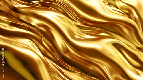 A gold fabric with a wave pattern. The fabric is shiny and looks like it's made of gold. Background for text -01