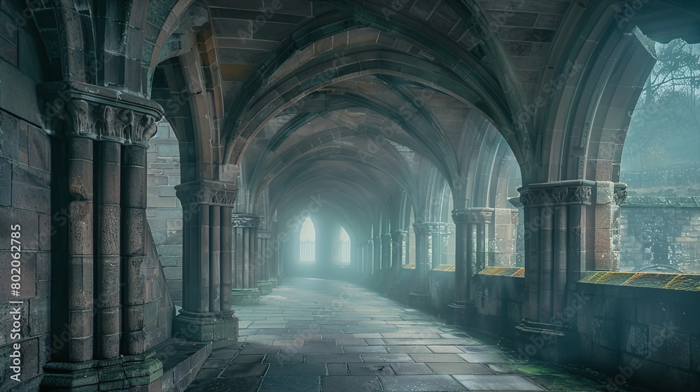 Obraz premium Old abandoned abbey