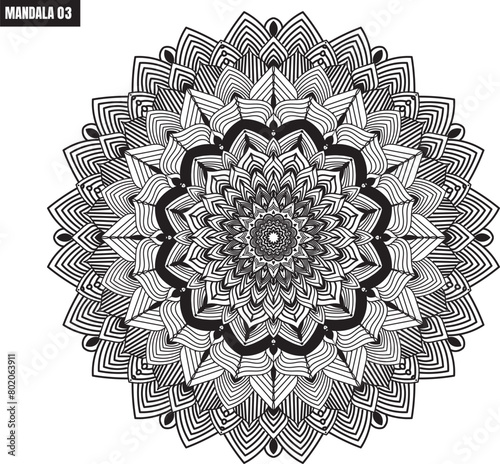 mandala design for henna design, ,mandala art with neat lines, creative mandala art- Vishal singh