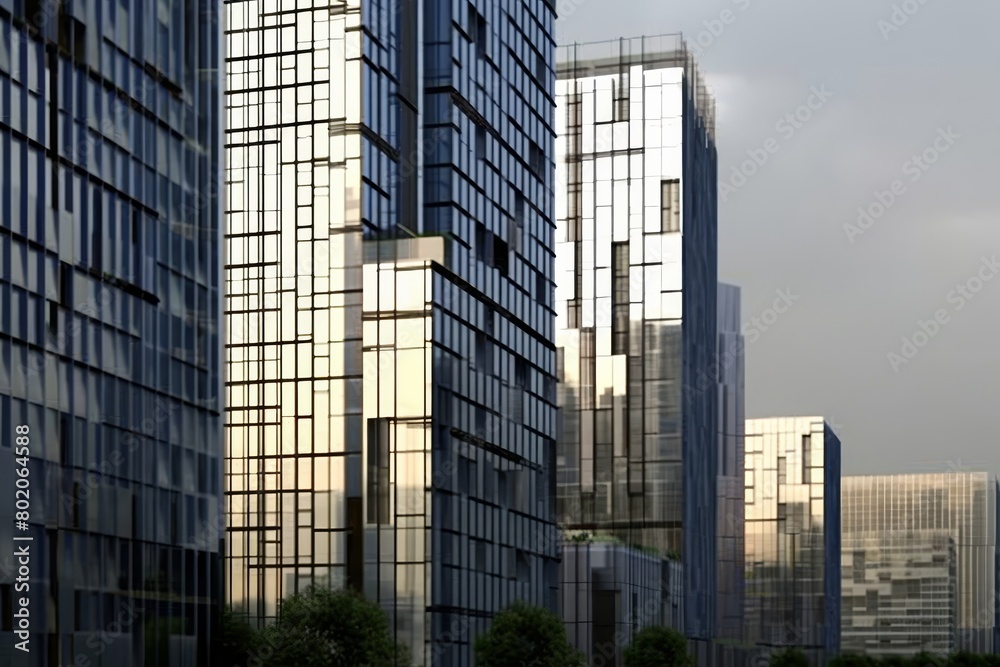 modern office building. modern office building.