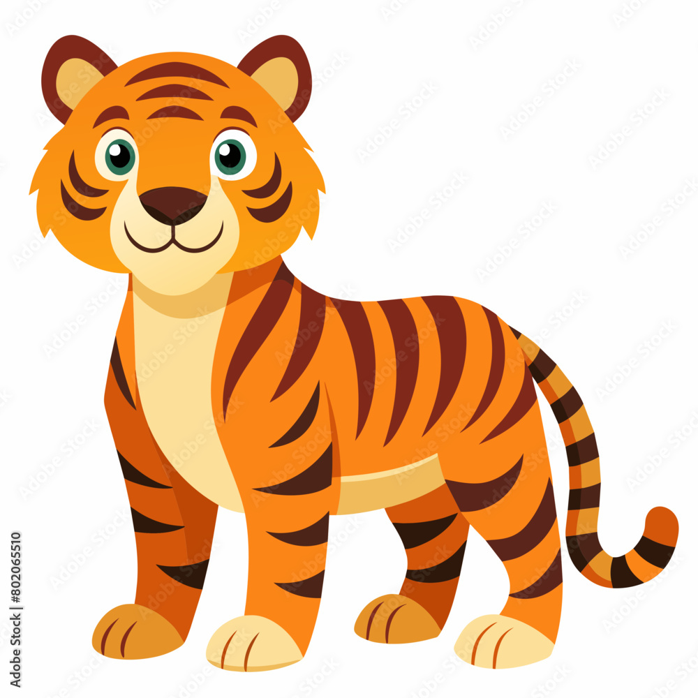 Cartoon Tiger vector illustration Cartoon Tiger vector illustration