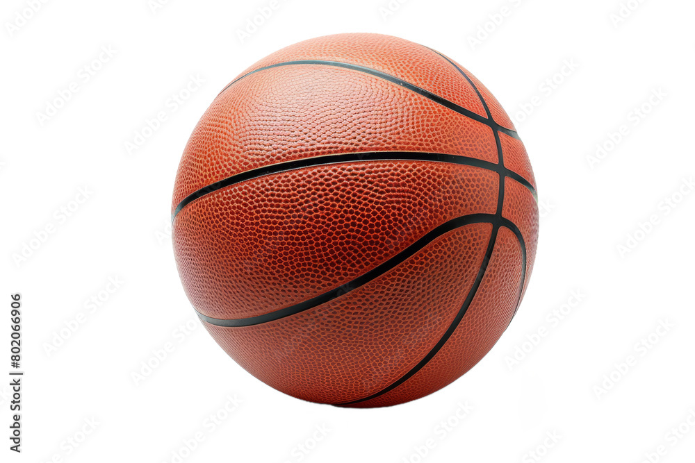 Basketball isolated on transparent background With clipping path. cut out. 3d render Basketball isolated on transparent background With clipping path. cut out. 3d render
