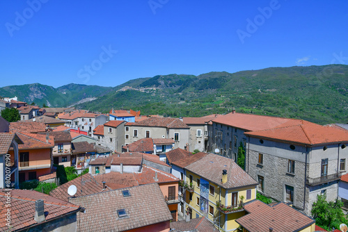 The village of Sant'Angelo Le Fratte in Basilicata, Italy. photo