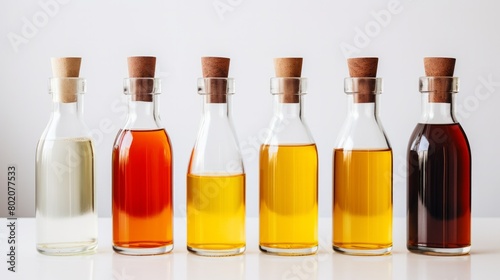 Wallpaper Mural Different oil and vinegar bottles set Torontodigital.ca