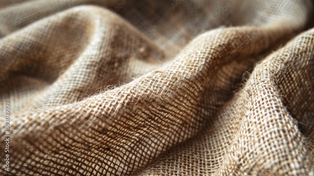 Coarse burlap in a natural oatmeal color brings a rustic and earthy feel to your background.