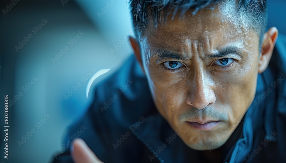 close up asian man close up asian man