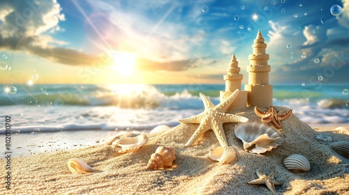 Sunny Sands: Beachside Sandcastle Adventures photo
