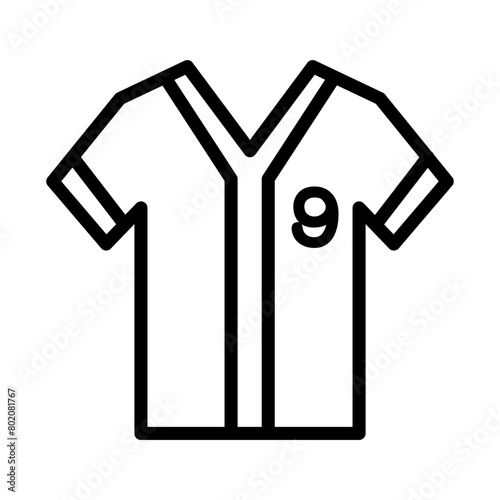 Baseball jersey icon