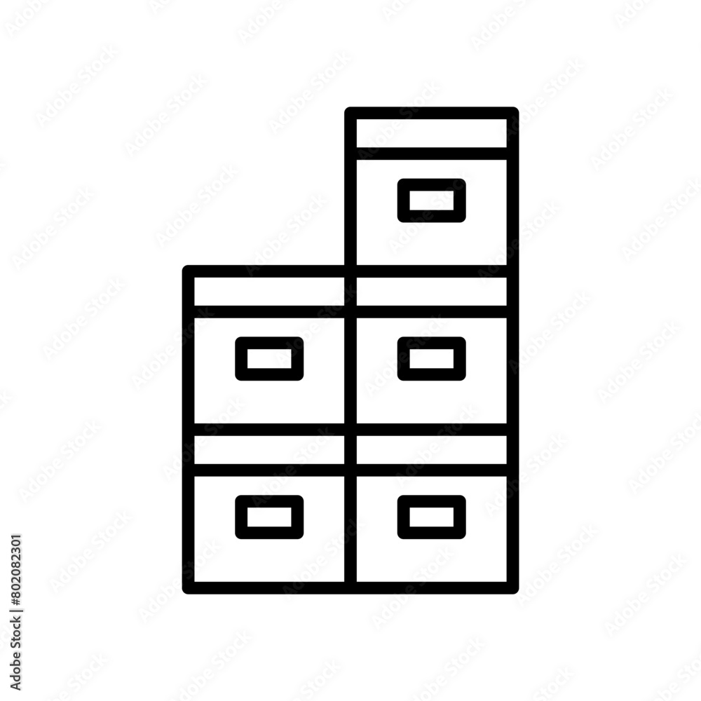Boxes, storage icon Boxes, storage icon