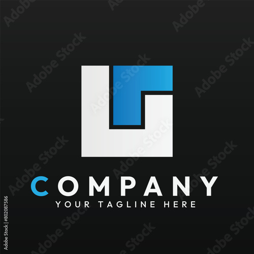 Logo vector template of letter B and R