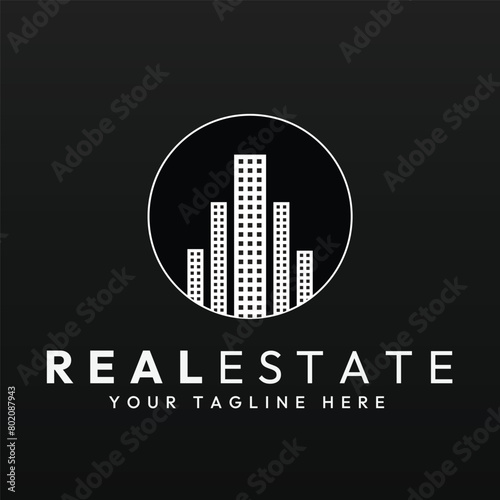 Real Estate logo vector or template