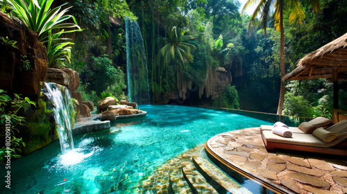 Exotic Swimming Pool Amidst Bali s Scenic Landscape 