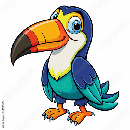 toucan bird vector art illustration (7)