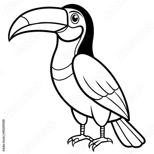 toucan bird vector art illustration (9)
