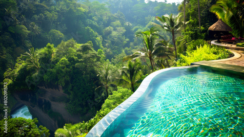 Tropical Oasis with Swimming Pool in Bali, Indonesia 