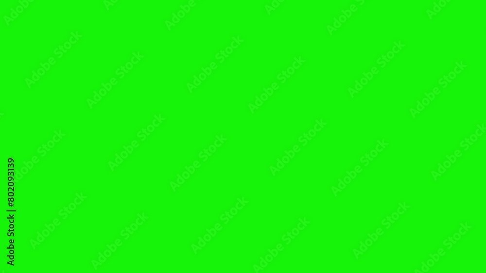 Animated stream stinger transition with cute kawaii green alien spaceship in purple pink space landscape, and Circle bubbles end for twitch streamers isolated on green background