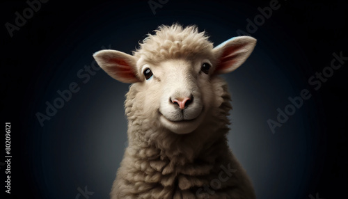 a sheep in a portrait style © CHOI POO