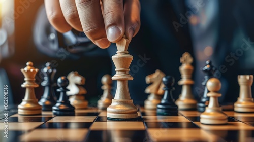 A brand strategist develops a new positioning strategy to differentiate the brand in a competitive market, hitech cyber look Sharpen close up with copy space