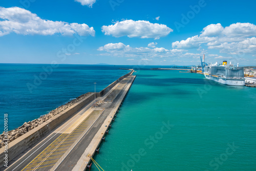 Wallpaper Mural Civitavecchi on the Tyrrhenian sea, the port of entry to Rome, Lazio and the Tuscan coast. Lazio, Italiy Torontodigital.ca