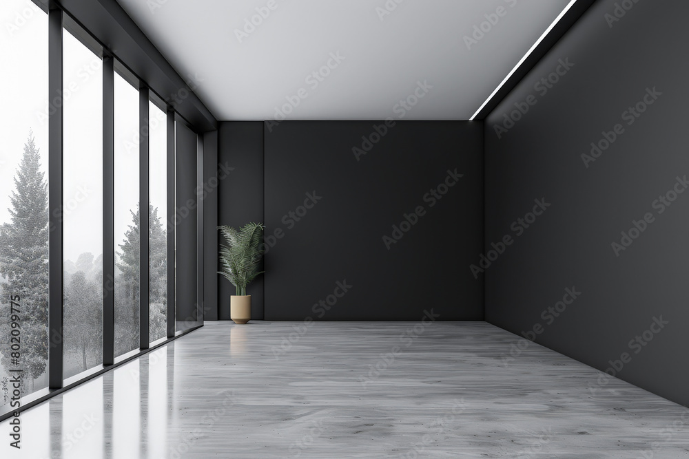 Modern living room interiors with minimal decor. Interior design luxury composition Modern living room interiors with minimal decor. Interior design luxury composition