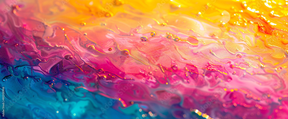 Marvel at the transformative beauty of a sunrise gradient background infused with vitality, as vibrant pigments blend into deeper hues, crafting an invigorating canvas for visual exploration.