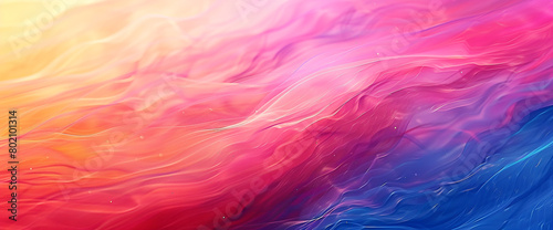 Marvel at the transformative beauty of a sunrise gradient background infused with vitality, as vibrant pigments blend into deeper hues, crafting an invigorating canvas for visual exploration. photo
