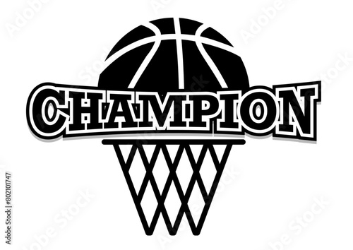 BASKETBALL CHAMPION LOGO