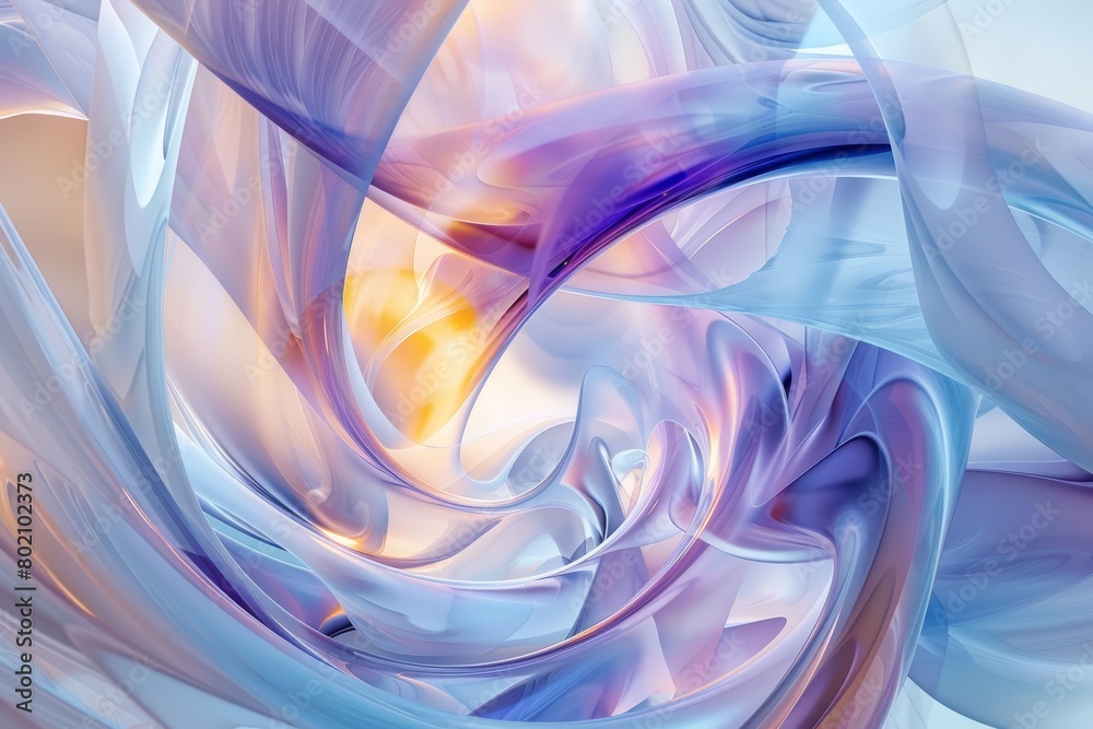 Light elegant dynamic abstract visuals swirl in an everchanging dance of modern shapes and soft hues, Sharpen 3d rendering background Light elegant dynamic abstract visuals swirl in an everchanging dance of modern shapes and soft hues, Sharpen 3d rendering background