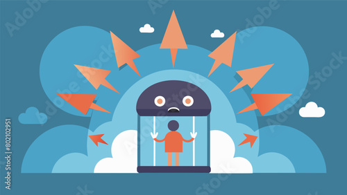 The anxiety amplifier was a constant reminder of the societal pressures and uncertainties that plagued the world causing a constant underlying sense.