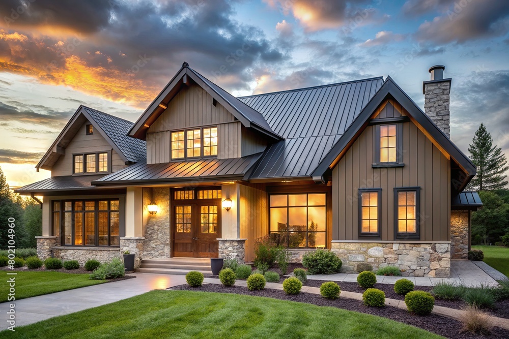 A modern exterior house A modern exterior house