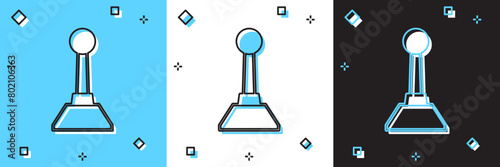 Set Milling cutter for manicure icon isolated on blue and white, black background. Apparatus for manicure. Manicure tools. Vector