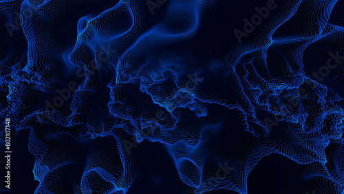 A beautiful abstract detailed liquid motion pattern, great for music visuals and stage performance backgrounds.