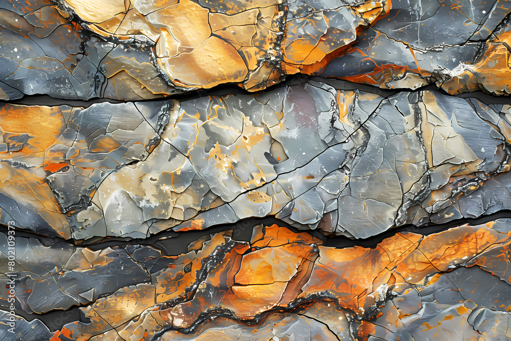 beauty of natural formations with a background of rock illustration