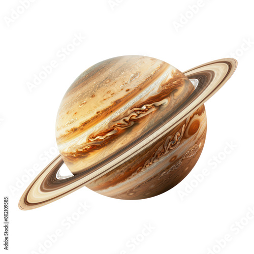 Saturn isolate on transparency background PNG