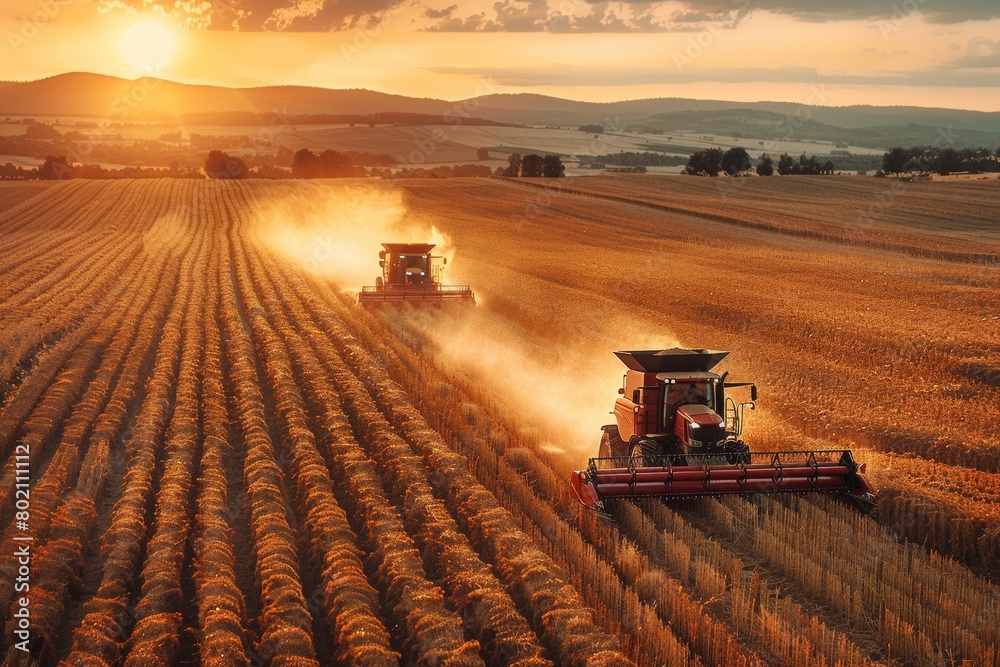 harvesting-agricultural-crops-in-the-fields-with-the-help-of-modern