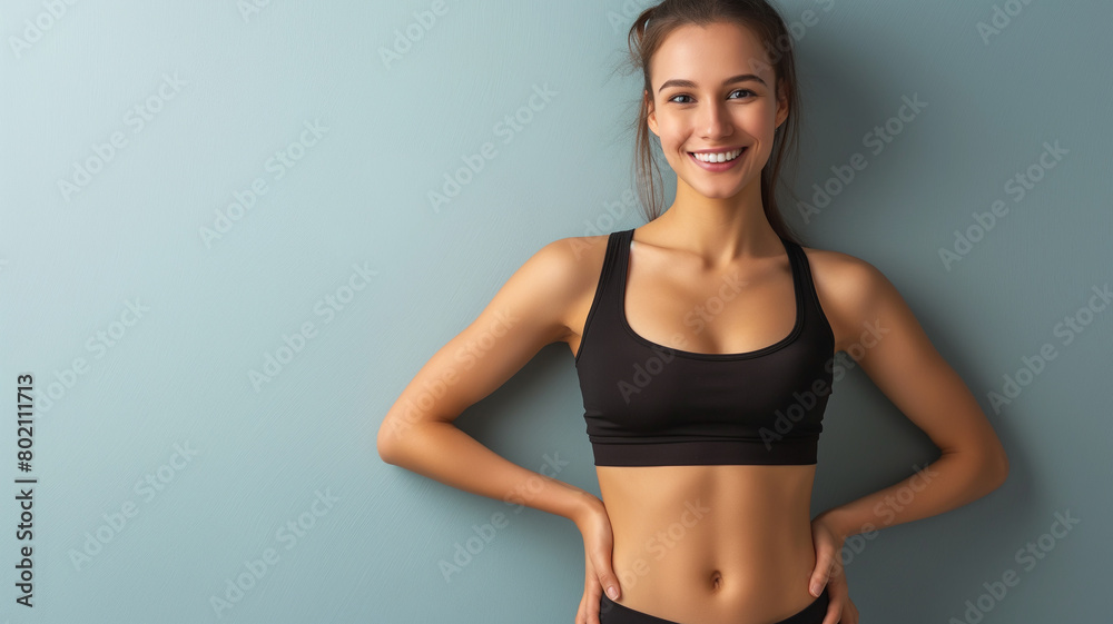 portrait of a woman in Fitness portrait of a woman in Fitness