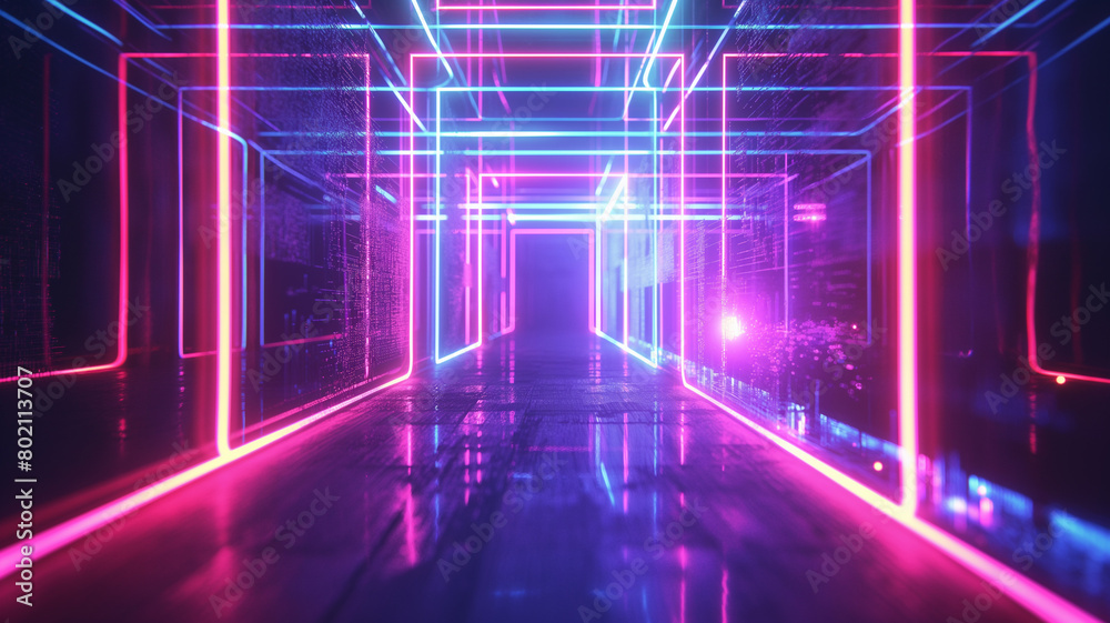 abstract background with neon light abstract background with neon light