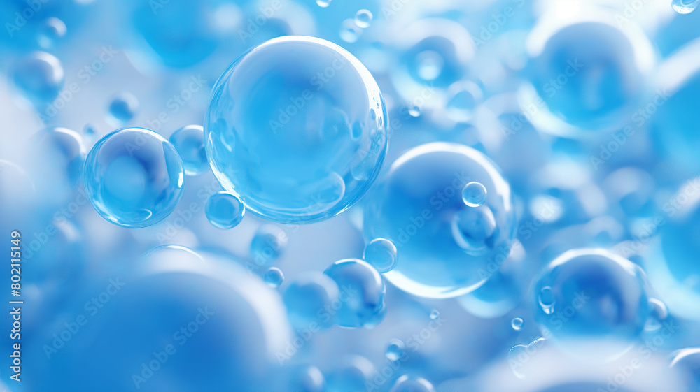 blue water bubbles abstact background blue water bubbles abstact background
