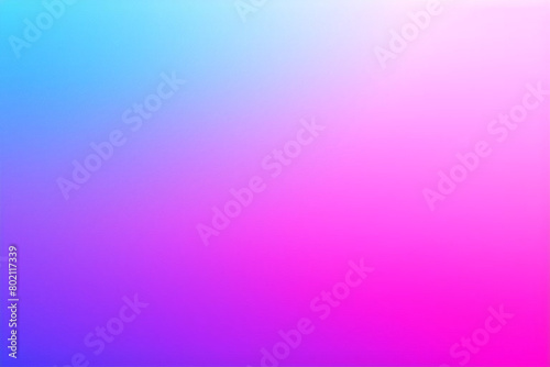 Sfondo sfumato di colore viola rosa blu flusso di colori al neon sfocato, effetto texture granulosa, design banner futuristico photo