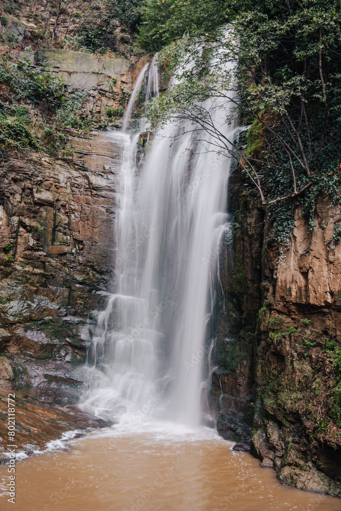 View on the Leghvtakhevi waterfall, located in Tbilisi Old town (Georgia) View on the Leghvtakhevi waterfall, located in Tbilisi Old town (Georgia)