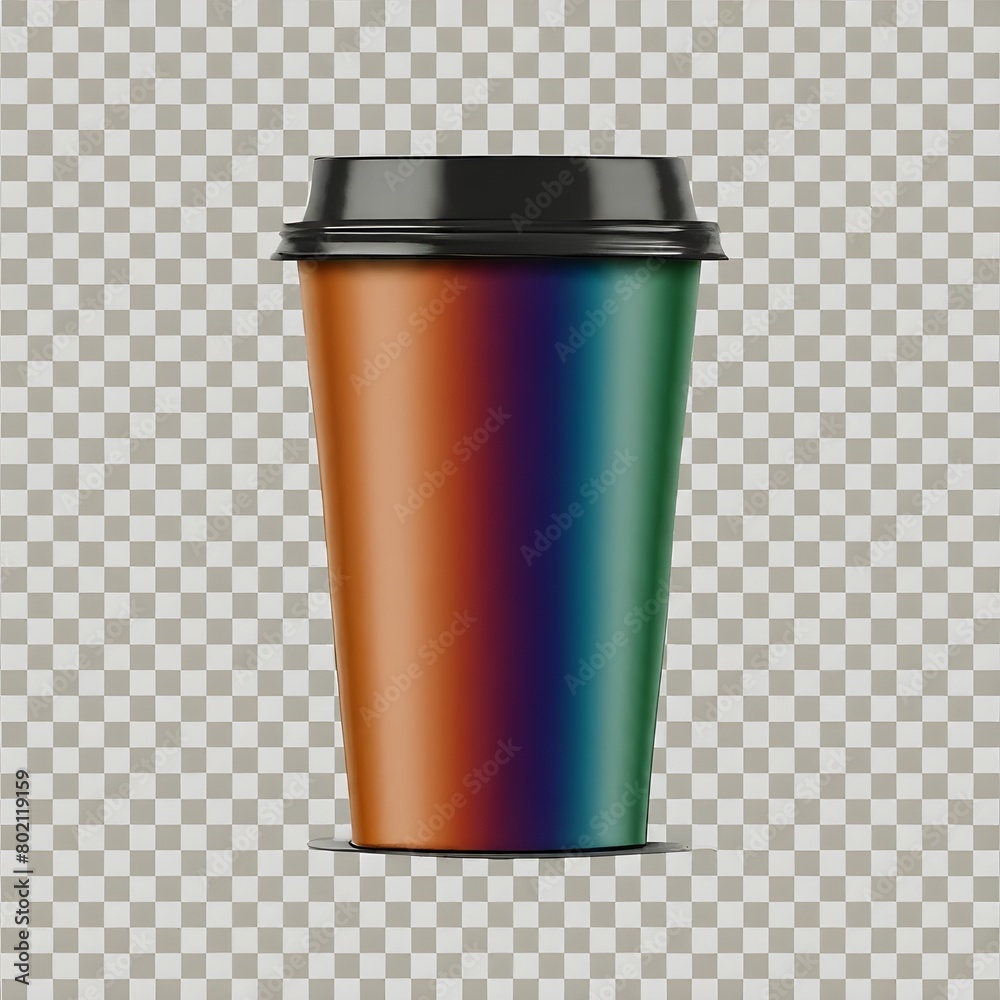 realistic colourfull mockup of paper cup with lid on PNG background
realistic colourfull mockup of paper cup with lid on PNG background