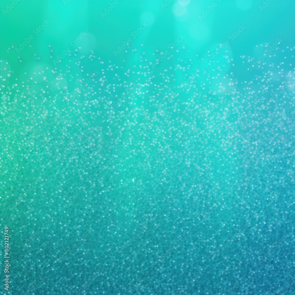 Turquoise gradient sparkling background illustration with copy space texture for display products blank copyspace for design text photo website web banner 