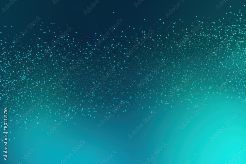 Turquoise gradient sparkling background illustration with copy space texture for display products blank copyspace for design text photo website web banner 