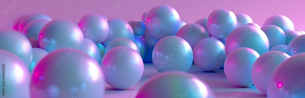 Neon Balls Background Neon Balls Background