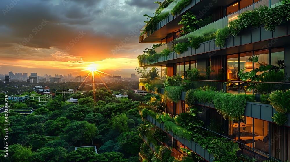 A Greener Tomorrow: Balcony Gardens in the City Skyline