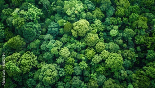 Abundant evergreen trees create a lush forest canopy