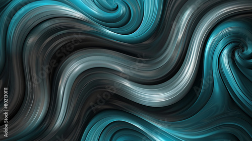 soft swirling patterns of cerulean and charcoal gray, ideal for an elegant abstract background